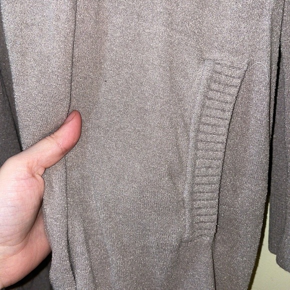 Womens Barefoot Dreams Cozychic Lite Coastal Hooded Cardigan - Picture 2 of 5